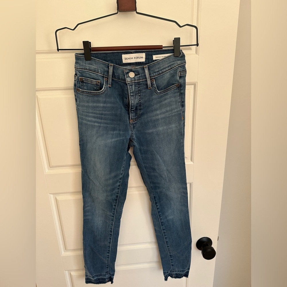 Denim Forum Women's Skinny Jeans - Blue